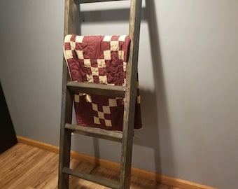 Wood Blanket Ladder. Multiple colors and lengths available.