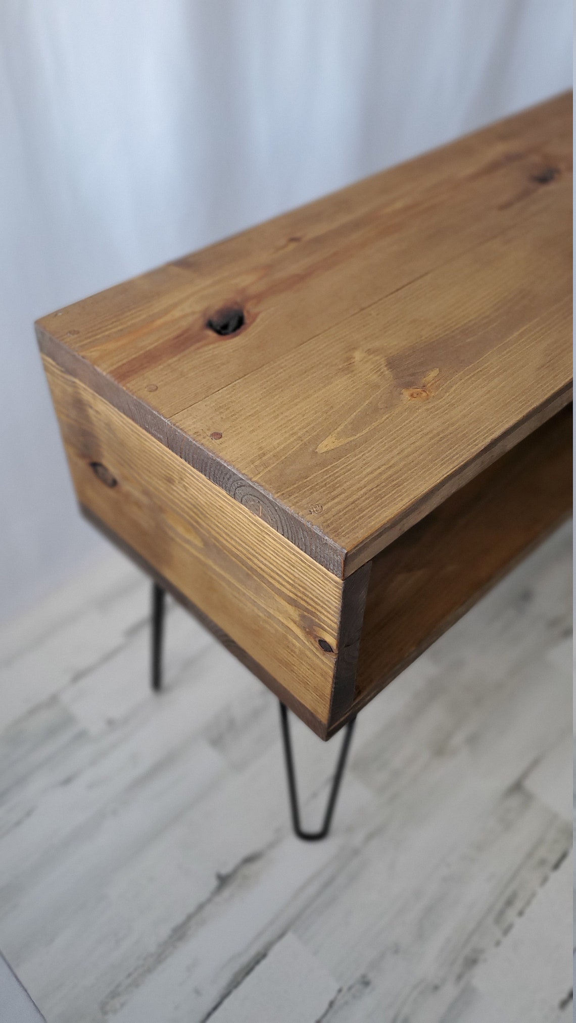 TV Stand with Hairpin Legs Etsy
