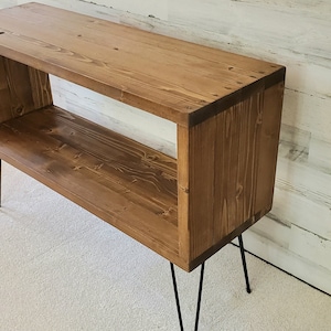 Record Player Stand with Vinyl Storage image 7