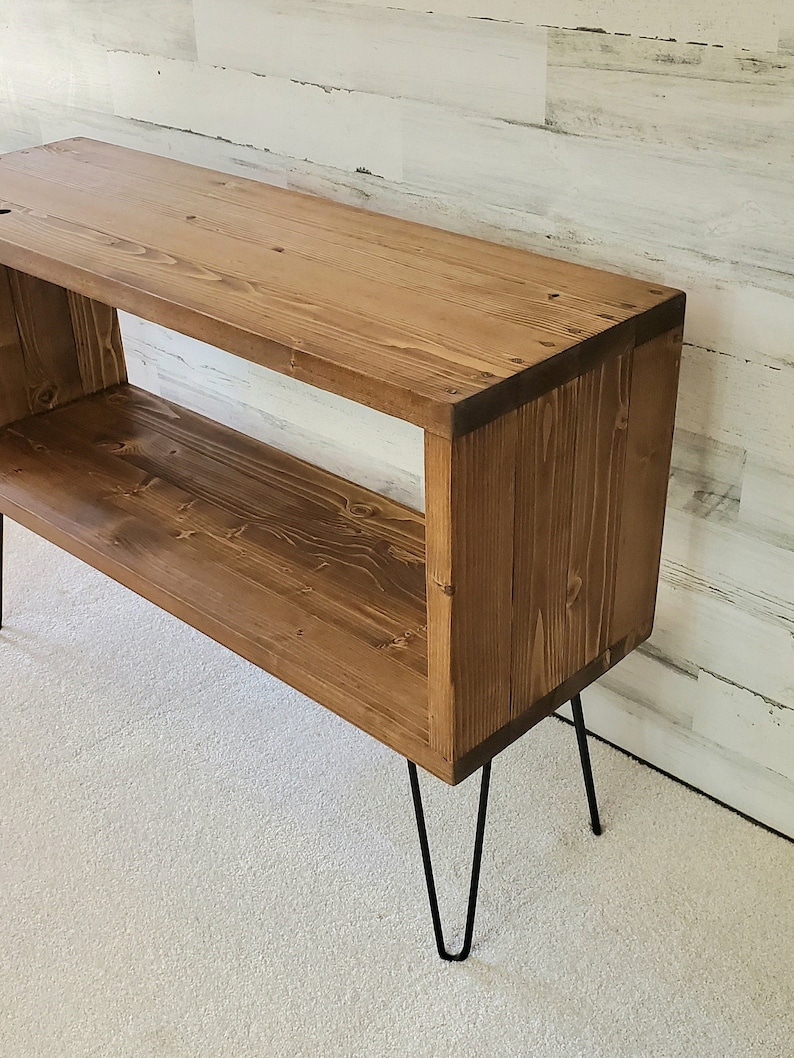 Record Player Stand with Vinyl Storage image 7