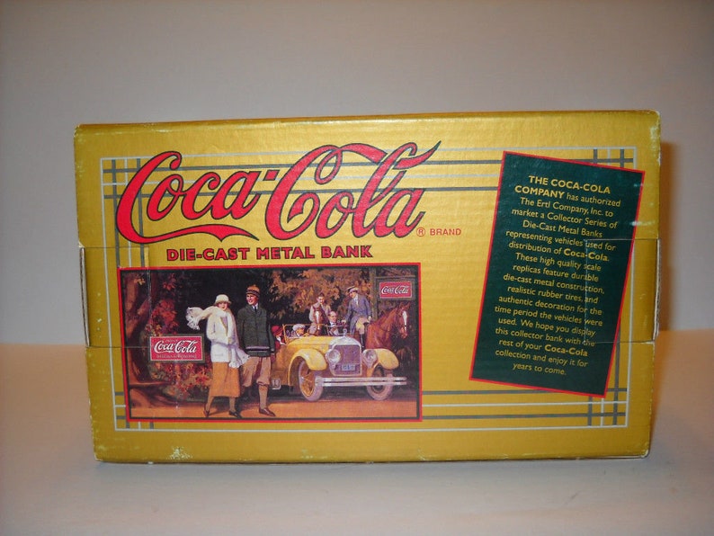 coca cola die cast metal bank