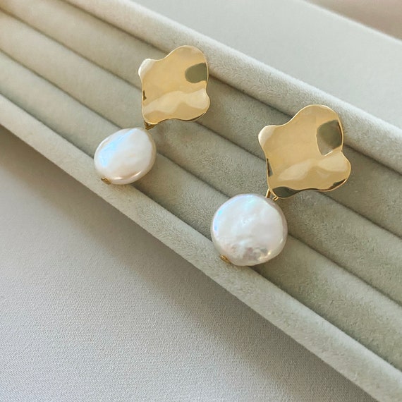 Etsy baroque deals pearl earrings