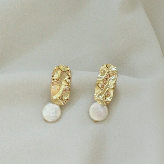 Etsy pearl 2024 drop earrings