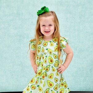 Avocado print dress new arrivals