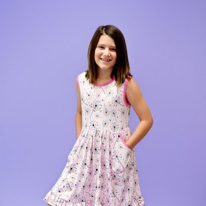 Dandelion Hearts Milk Silk Pocket Tank Dress