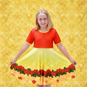 Belle Short Sleeve Milk Silk Twirl Dress