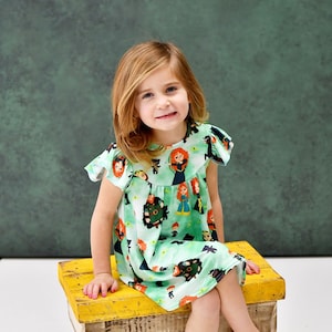 Scottish Princess Milk Silk Flutter Dress