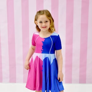 Make It Pink, Make It Blue Milk Silk Twirl Dress