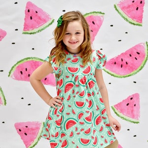 Watermelon Milk Silk Flutter Dress