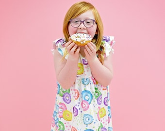 Donut Flutter Milk Silk Dress