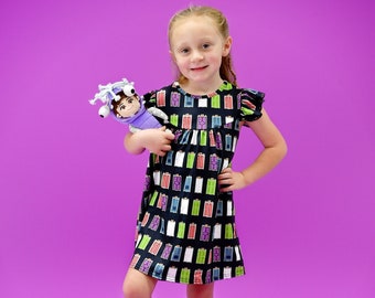 Monster Doors Milk Silk Flutter Dress