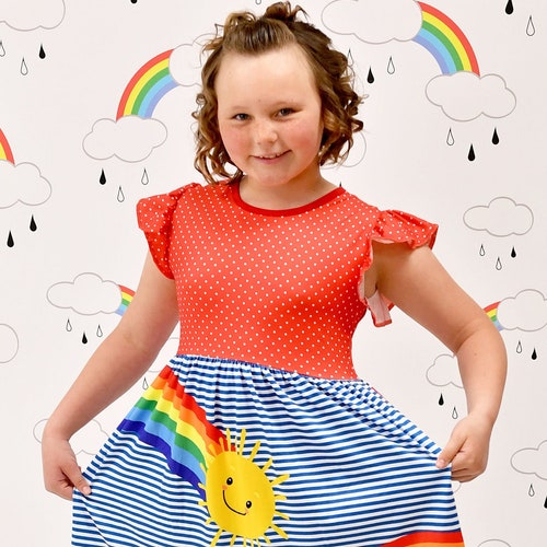 Frosted Cookie Milk Silk Flutter Dress Etsy