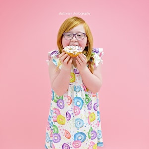 Donut Flutter Milk Silk Dress