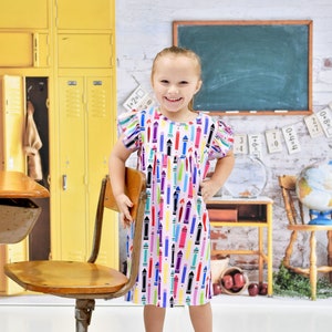 Artist Tools Milk Silk Flutter Dress
