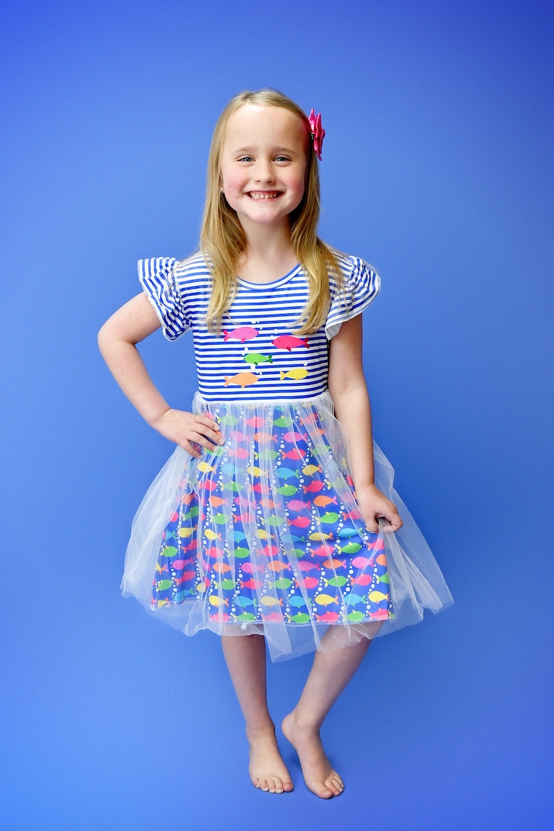 Fish Flutter Tutu Dress image 1