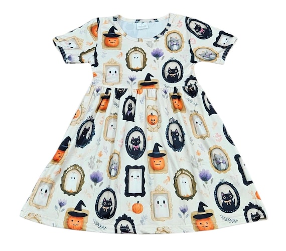 short sleeve halloween dress NEW Hocus Pocus Girls Short Sleeve Halloween Dress