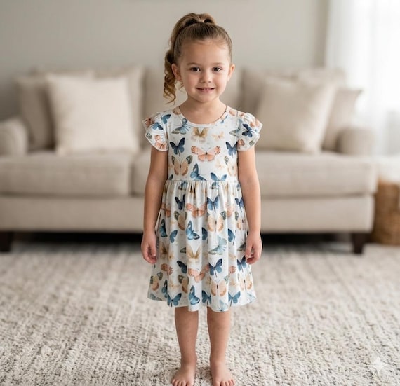 milk silk dress Neutral Butterfly Milk Silk Dress