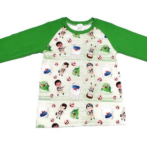 Paranormal Hunters Long Sleeve Milk Silk Raglan