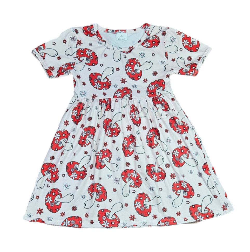 mushroom silk dress Barre Dress