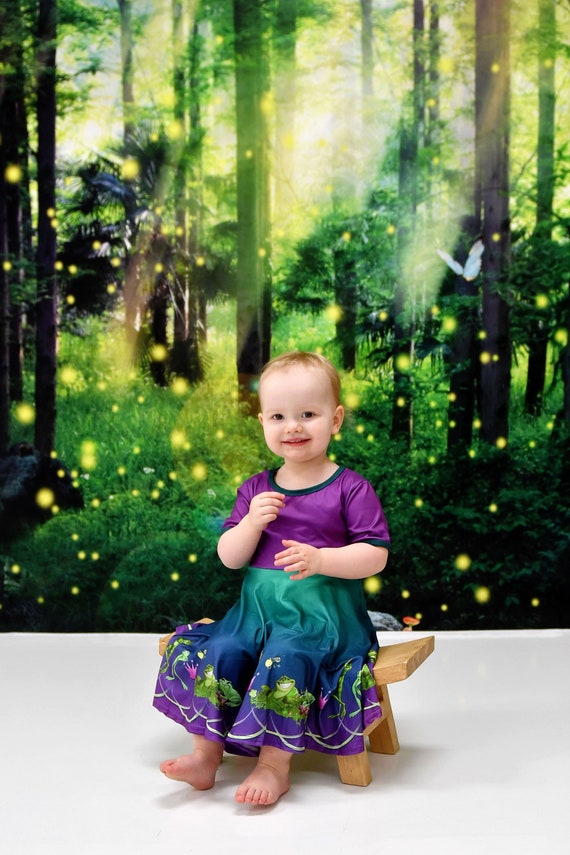 Frog Princess Short Sleeve Milk Silk Twirl Dress Australia