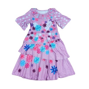 Flower Sister Milk Silk Dress