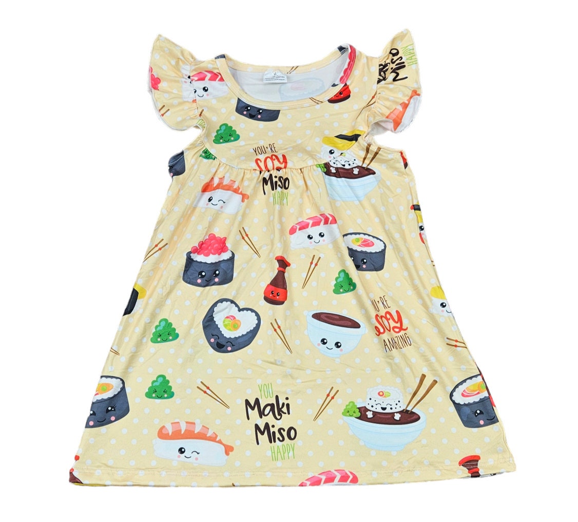 Sushi Pjs for Girls Etsy UK