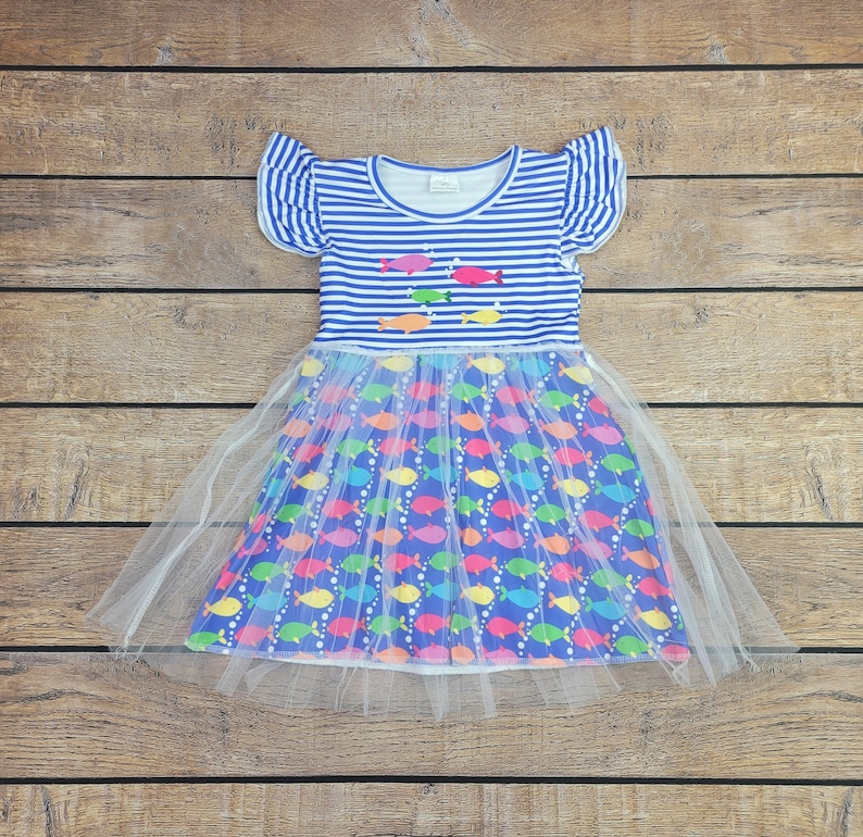 Fish Flutter Tutu Dress image 2