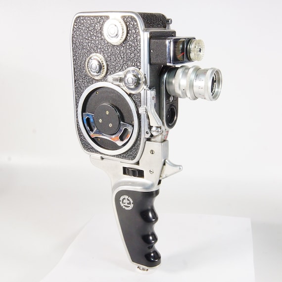 Paillard Bolex B8L 8mm Film Movie Camera With 36mm Telephoto Lens