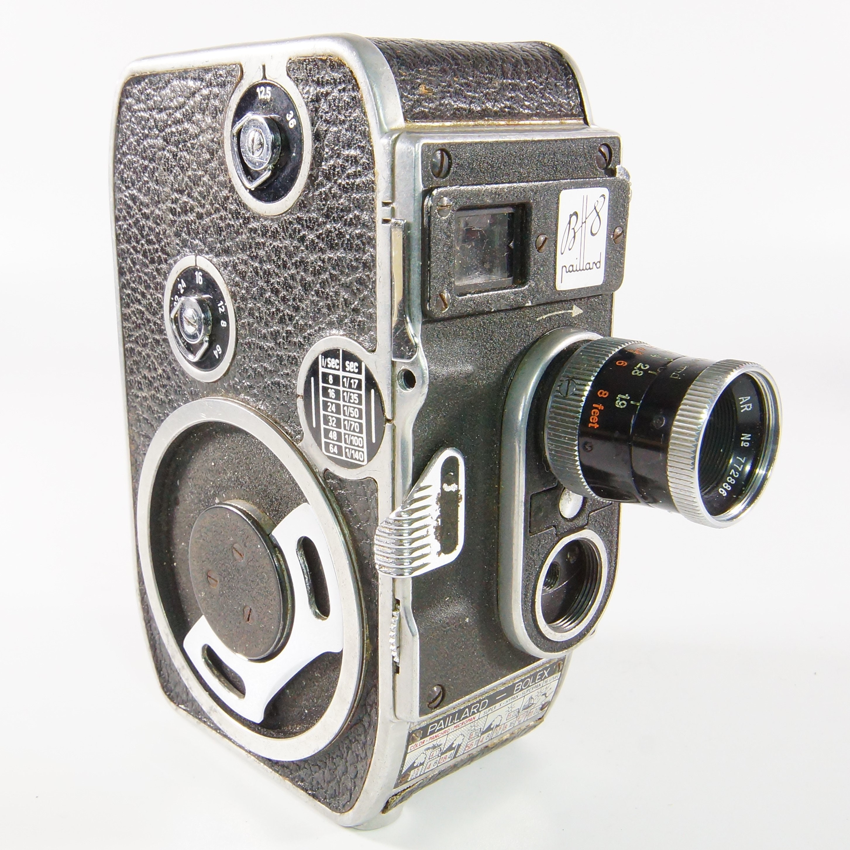 Paillard Bolex Vintage B8 8mm Movie Camera With 13mm F1.9 Lens From 1954 -   Canada