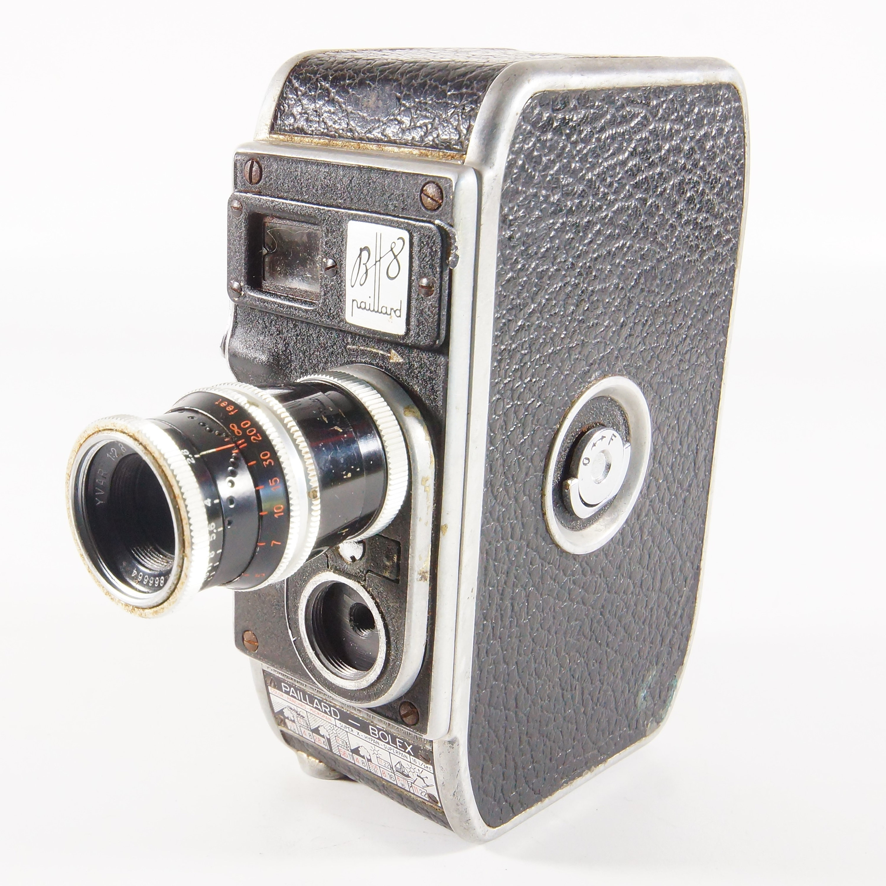Buy Paillard Bolex B8 Variable Speed 8mm Movie Camera 36mm