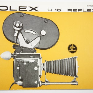 Paillard Bolex H16 Reflex-5 Instruction Manual