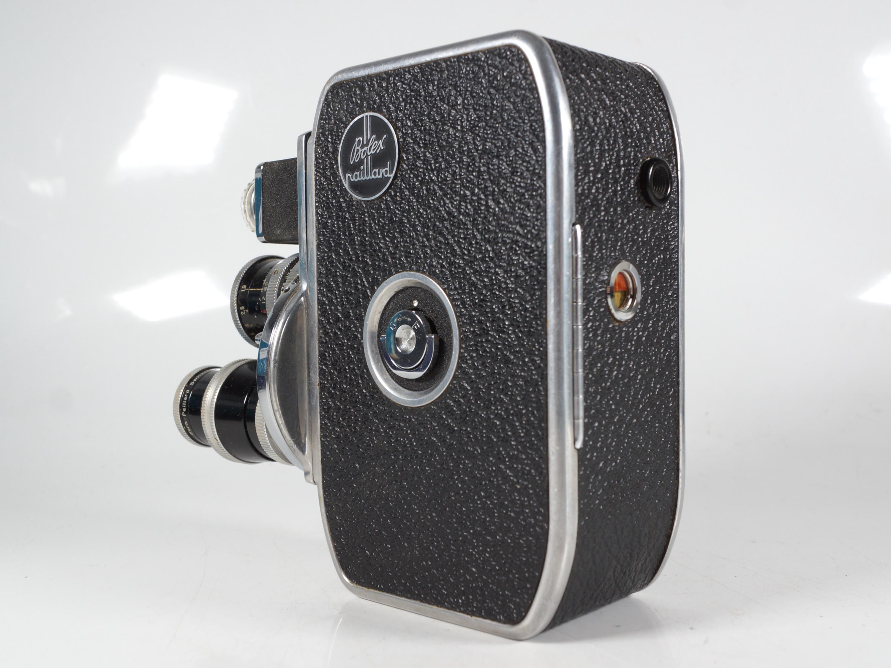 Paillard Bolex Vintage D8L 8mm Film Movie Camera With 13mm & 36mm