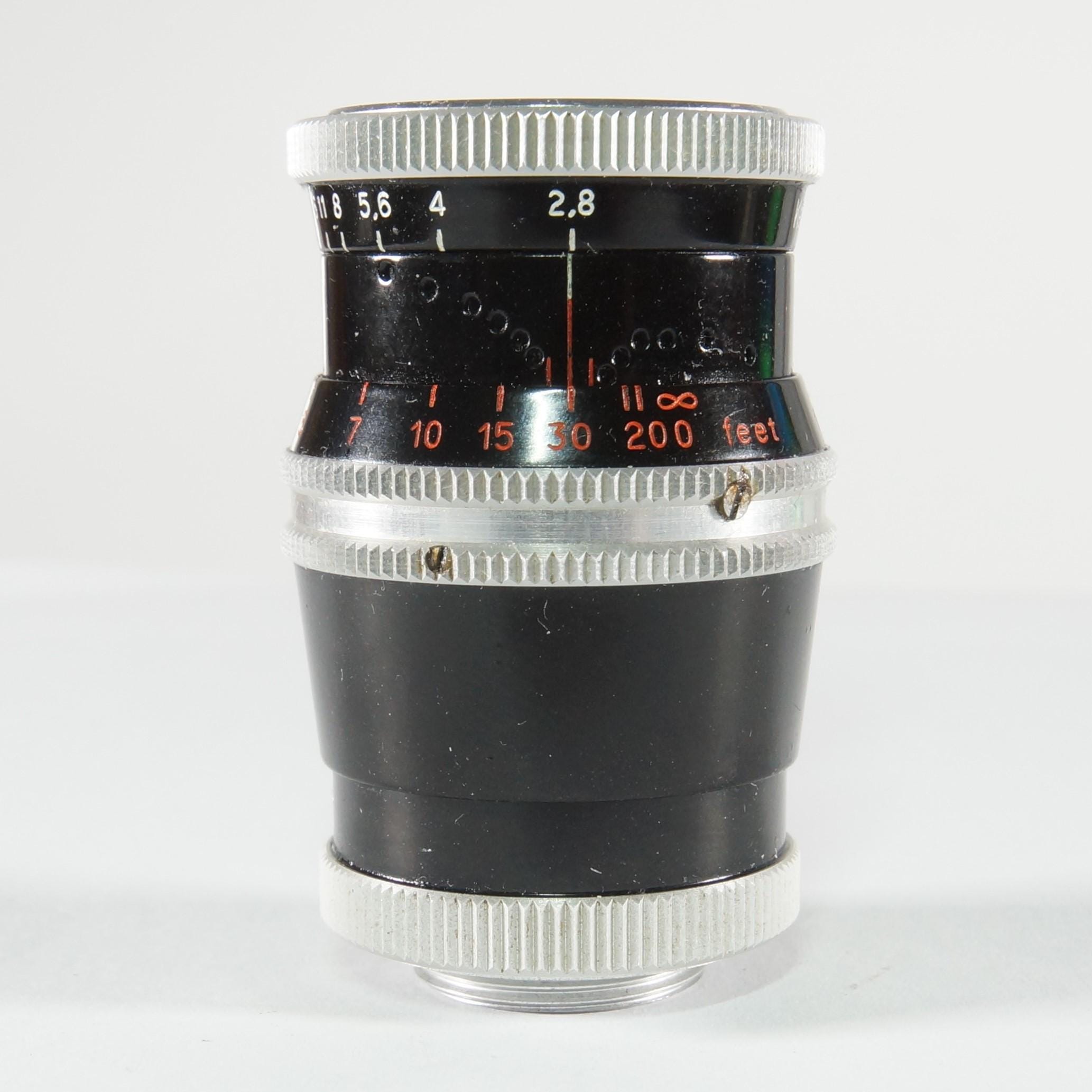 Paillard Bolex 36mm F2.8 Kern Yvar 8mm D-mount Telephoto Paillard Bolex 36mm F2.8 Kern Yvar 8mm D-mount Telephoto