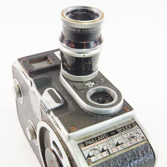 Paillard Bolex 「Bolex B8」 Buy Paillard Bolex B8 Variable Speed 8mm Movie Camera 36mm