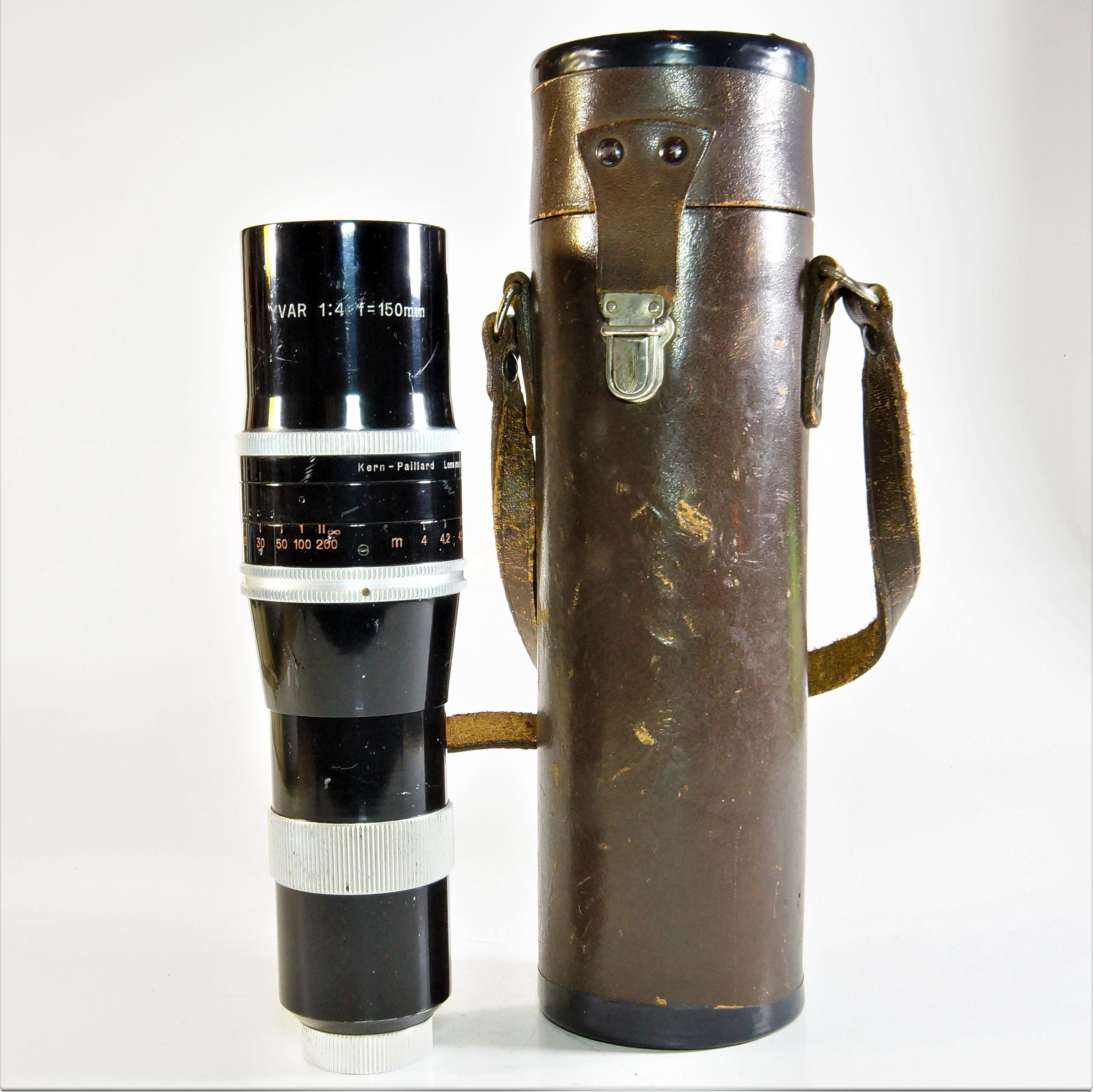 Paillard Bolex H16 Movie Camera Kern Yvar 150mm Telephoto C