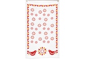 Vintage Pyrex Friendship Inspired Kitchen Towel Birds Kitchen Towel Red Flowers Kitchen Towel Floral Kitchen Towel Retro Kitchen Towel