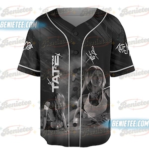 Tate McRae 2025 Concert Baseball Jersey, Tate McRae Miss Possessive Tour 2025 Jersey