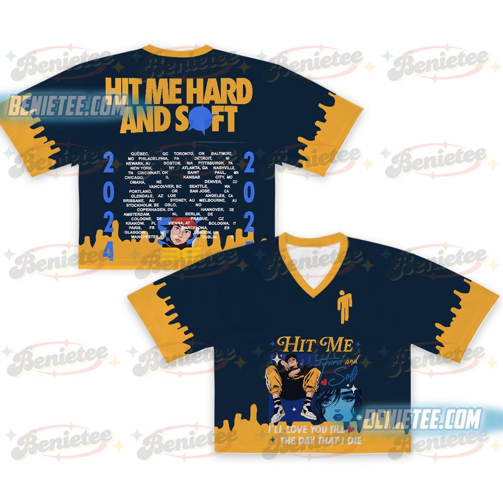 トップス Billie Eilish BE Custom Jersey Game Tee Billie Eilish BE Custom Jersey Game Tee - メルカリ
