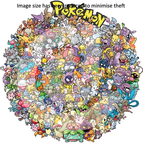 Pokemon Chart All Generations