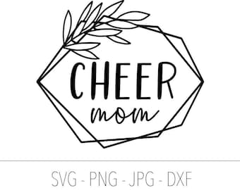 Cheer mom svg png dxf jpg, Cheerleading svg, Cheer mama svg, Cheer png, Athlete svg, Sports mom Cheer life svg, Favorite cheerleader svg png
