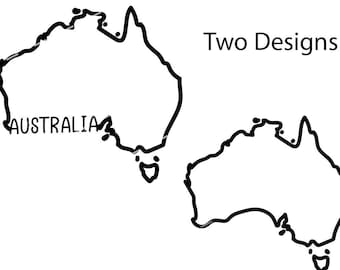 Australia outline SVG, Australia Vector, Australia design, Country svg, Australia shape, silhouette, Australian png. AUS svg, Aussie svg.