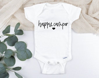 happy camper SVG, Baby shirt svg, Baby bodysuit svg, Baby Tee svg, cute baby svg, new to the crew svg, little love svg, new baby svg,