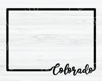Download Colorado Outline Svg Etsy