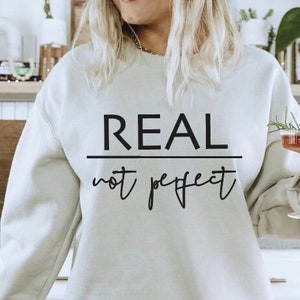 Real Not Perfect SVG File, PNG File, Mom Svg, SVG for Girls ...