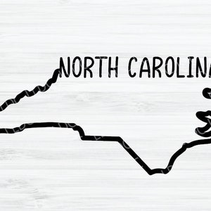 North Carolina outline SVG. North Carolina Vector File. North Carolina svg. North Carolina Digital. North Carolina State svg. NC cut file
