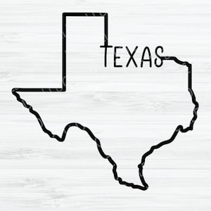 Texas outline SVG. Texas svg. Texas vector file. Texas state Digital File. Texas State svg. Texas shape. TX silhouette svg. TX svg. Cut file