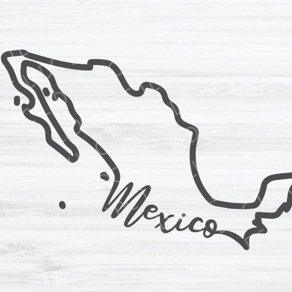 Contorno de México PNG, Vector cursivo de México, Diseño de México, País png, Forma de México png, Silueta de México png, Plantilla de México png, MX png.