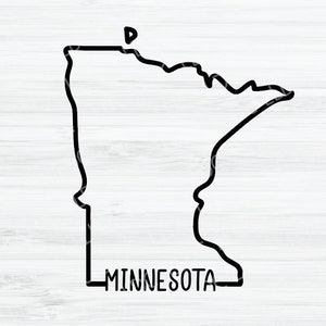Minnesota outline SVG. Minnesota Vector. Minnesota design. Minnesota Digital File. Minnesota State svg. Minnesota shape MN svg MN cut file