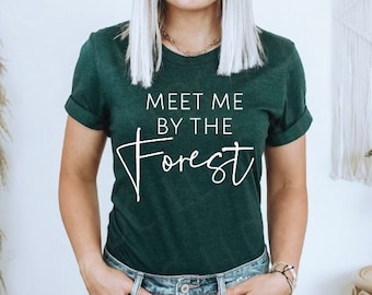 Meet me by the forest SVG PNG File | Trees svg | Be wild svg | Outdoors svg | Camping svg | Nature svg | Mountains svg | Wanderlust png |