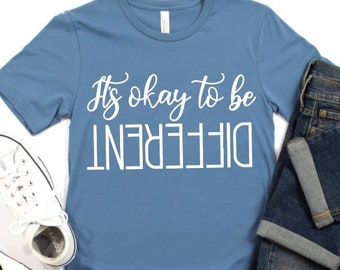 It's okay to be different SVG, Unique svg, Mental health awareness svg, Social worker svg, Mama, People svg, Autism SVG, Special education